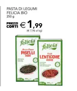 Esselunga PASTA DI LEGUMI FELICIA BIO offerta