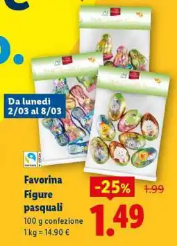 Lidl Favorina Figure pasquali offerta