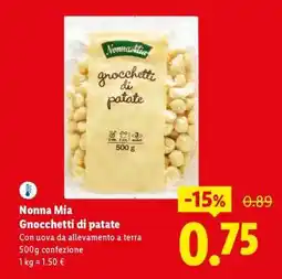 Lidl Nonna Mia Gnocchetti di patate offerta