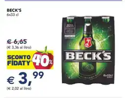 Esselunga BECK'S offerta