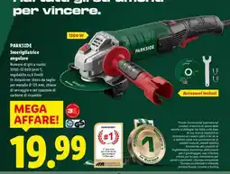 Lidl PARKSIDE Smerigliatrice angolare offerta