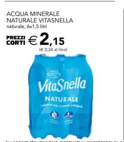 Esselunga ACQUA MINERALE NATURALE VITASNELLA offerta