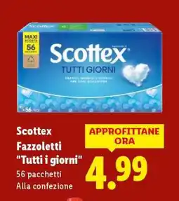 Lidl Scottex Fazzoletti Tutti i giorni offerta