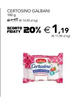 Esselunga CERTOSINO GALBANI offerta