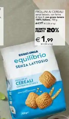 Esselunga FROLLINI AI CEREALI offerta