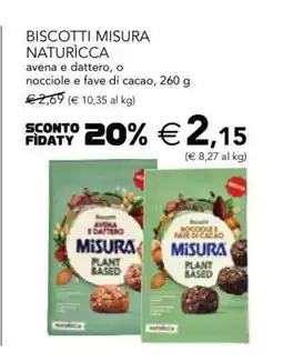 Esselunga BISCOTTI MISURA NATURÌCCA offerta