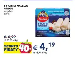 Esselunga 6 FIORI DI NASELLO FINDUS offerta