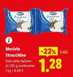 Lidl Merivio Stracchino offerta