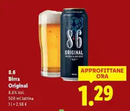 Lidl 8.6 Birra Original offerta