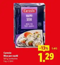 Lidl Carosio Riso per sushi offerta