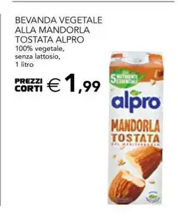 Esselunga BEVANDA VEGETALE ALLA MANDORLA TOSTATA ALPRO offerta