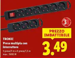 Lidl TRONIC Presa multipla con interruttore offerta