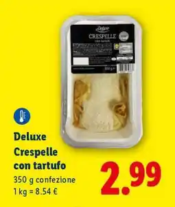 Lidl Deluxe Crespelle con tartufo offerta