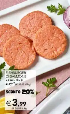Esselunga Fishburger di Salmone offerta