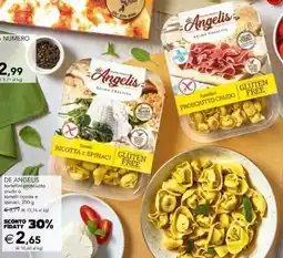 Esselunga DE ANGELIS tortellini prosciutto crudo o tortelli ricotta e spinaci offerta