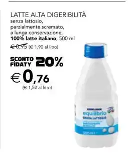Esselunga LATTE ALTA DIGERIBILITÀ offerta