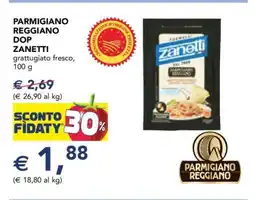 Esselunga PARMIGIANO REGGIANO DOP ZANETTI offerta