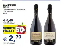 Esselunga Lambrusco Righi offerta