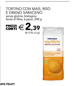Esselunga TORTINO CON MAIS, RISO E GRANO SARACENO offerta
