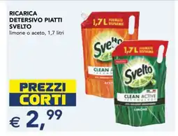 Esselunga Ricarica Detersivo Piatti Svelto offerta