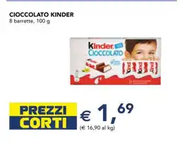 Esselunga CIOCCOLATO KINDER offerta