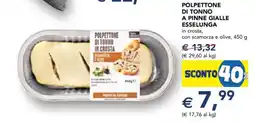 Esselunga POLPETTONE DI TONNO A PINNE GIALLE ESSELUNGA offerta