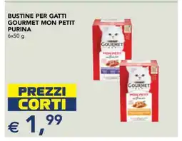 Esselunga Bustine per gatti Gourmet Mon Petit Purina offerta