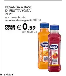 Esselunga BEVANDA A BASE DI FRUTTA YOGA ZERO offerta