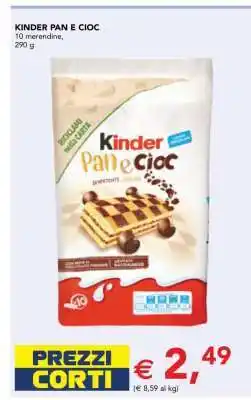 Esselunga Kinder Pan e Cioc offerta