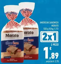 Conad American sandwich MORATO offerta