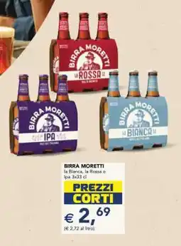 Esselunga BIRRA MORETTI offerta