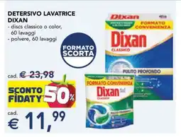 Esselunga Detersivo Lavatrice Dixan offerta