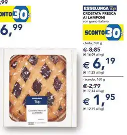 Esselunga Crostata Fresca ai Lamponi offerta