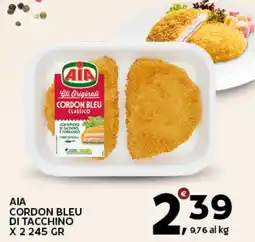 Extra Supermercati Aia cordon bleu di tacchino offerta