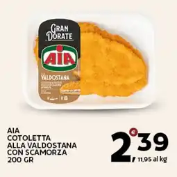 Extra Supermercati Aia cotoletta alla valdostana con scamorza offerta