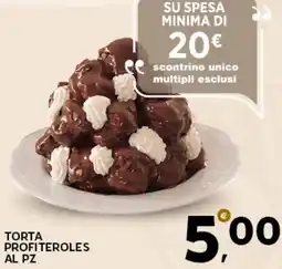 Extra Supermercati Torta profiteroles offerta
