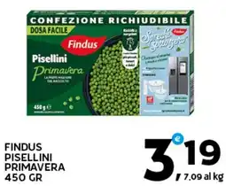 Extra Supermercati Findus pisellini primavera offerta