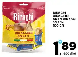 Extra Supermercati Biraghi biraghini gran biraghi snack offerta