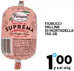 Extra Supermercati Fiorucci pallina di mortadella offerta