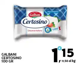 Extra Supermercati Galbani certosino offerta