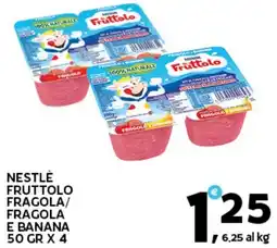 Extra Supermercati Nestlè fruttolo fragola/ fragola e banana offerta