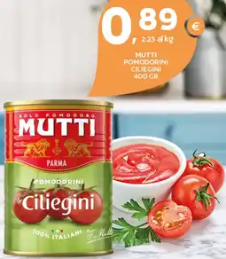Extra Supermercati Mutti pomodorini ciliegini offerta