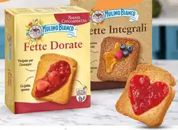 Extra Supermercati Mulino bianco fette biscottate dorate/integrali offerta