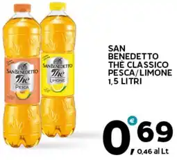 Extra Supermercati San benedetto the classico pesca/limone offerta