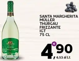 Extra Supermercati Santa margherita müller thurgau frizzante igt offerta