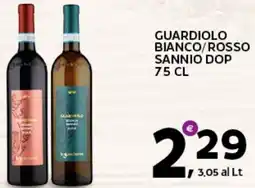 Extra Supermercati Guardiolo bianco/rosso sannio dop offerta