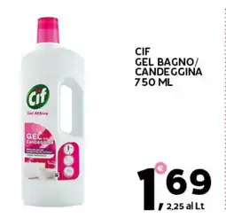 Extra Supermercati Cif gel bagno/ candeggina offerta