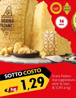 Eurospesa Grana Padano dop stagionatura oltre 16 mesi offerta