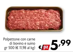 Eurospesa Polpettone con carne di bovino e suino offerta