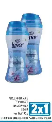 Conad Perle profumate per bucato unstoppable LENOR offerta